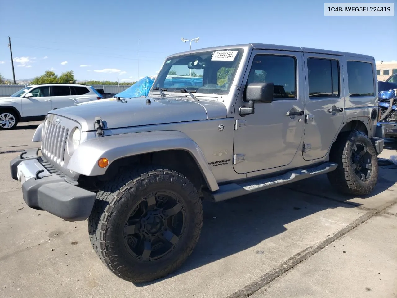 2014 Jeep Wrangler Unlimited Sahara VIN: 1C4BJWEG5EL224319 Lot: 71999154