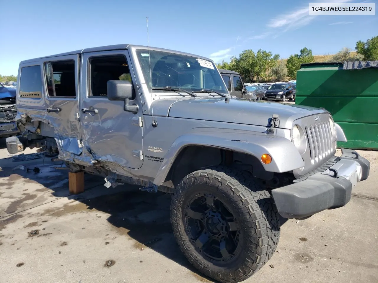 1C4BJWEG5EL224319 2014 Jeep Wrangler Unlimited Sahara