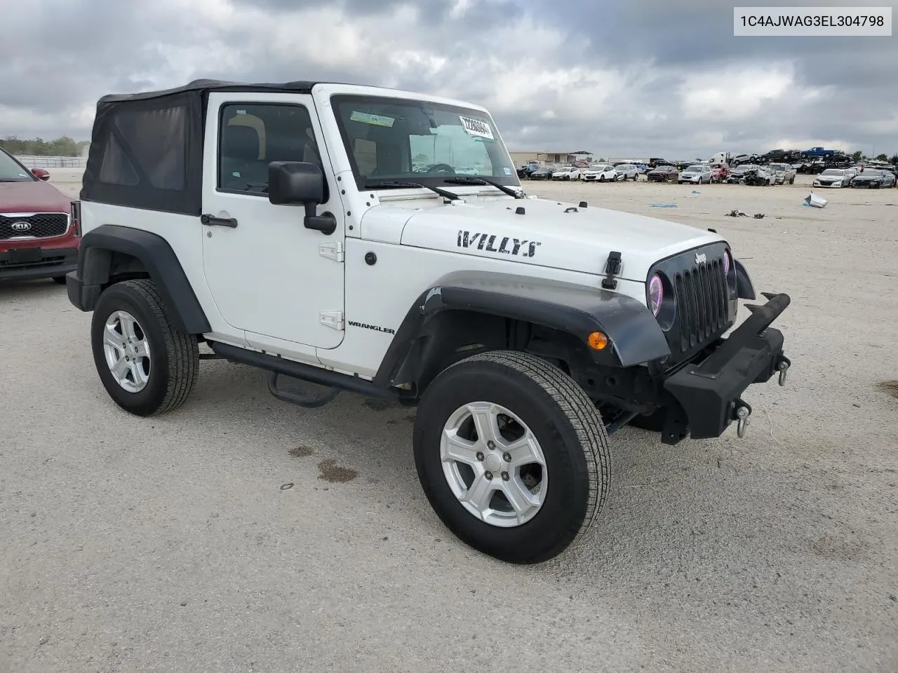 1C4AJWAG3EL304798 2014 Jeep Wrangler Sport