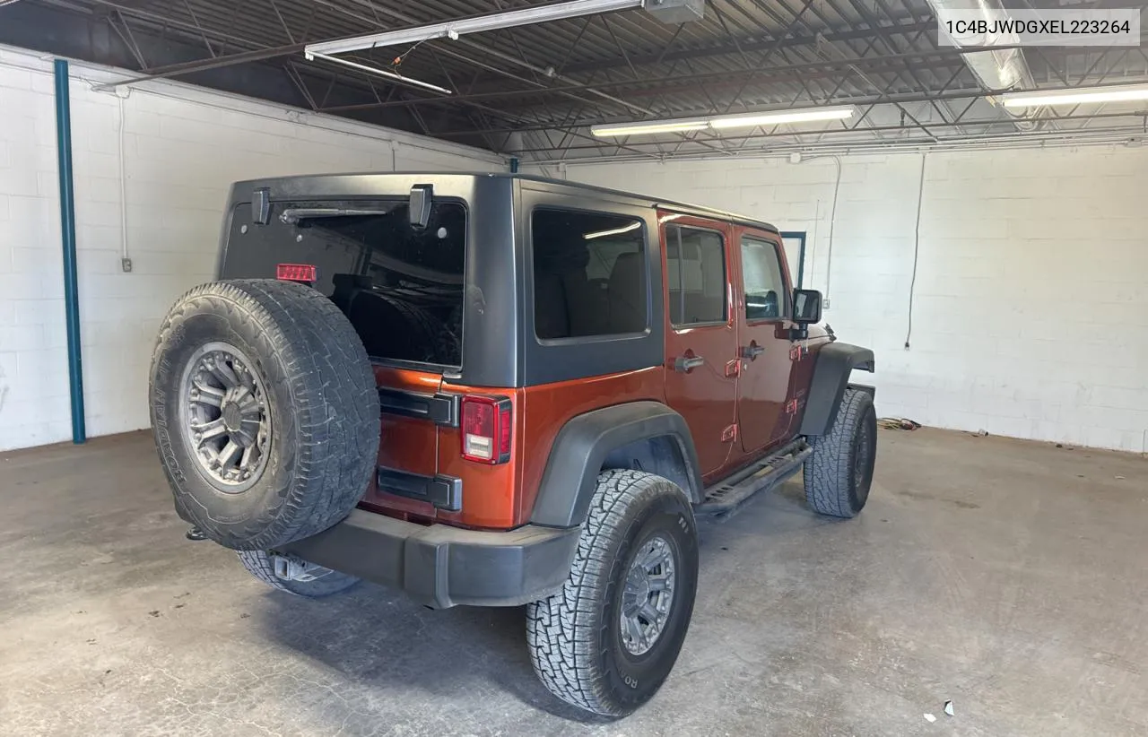 2014 Jeep Wrangler Unlimited Sport VIN: 1C4BJWDGXEL223264 Lot: 72789284