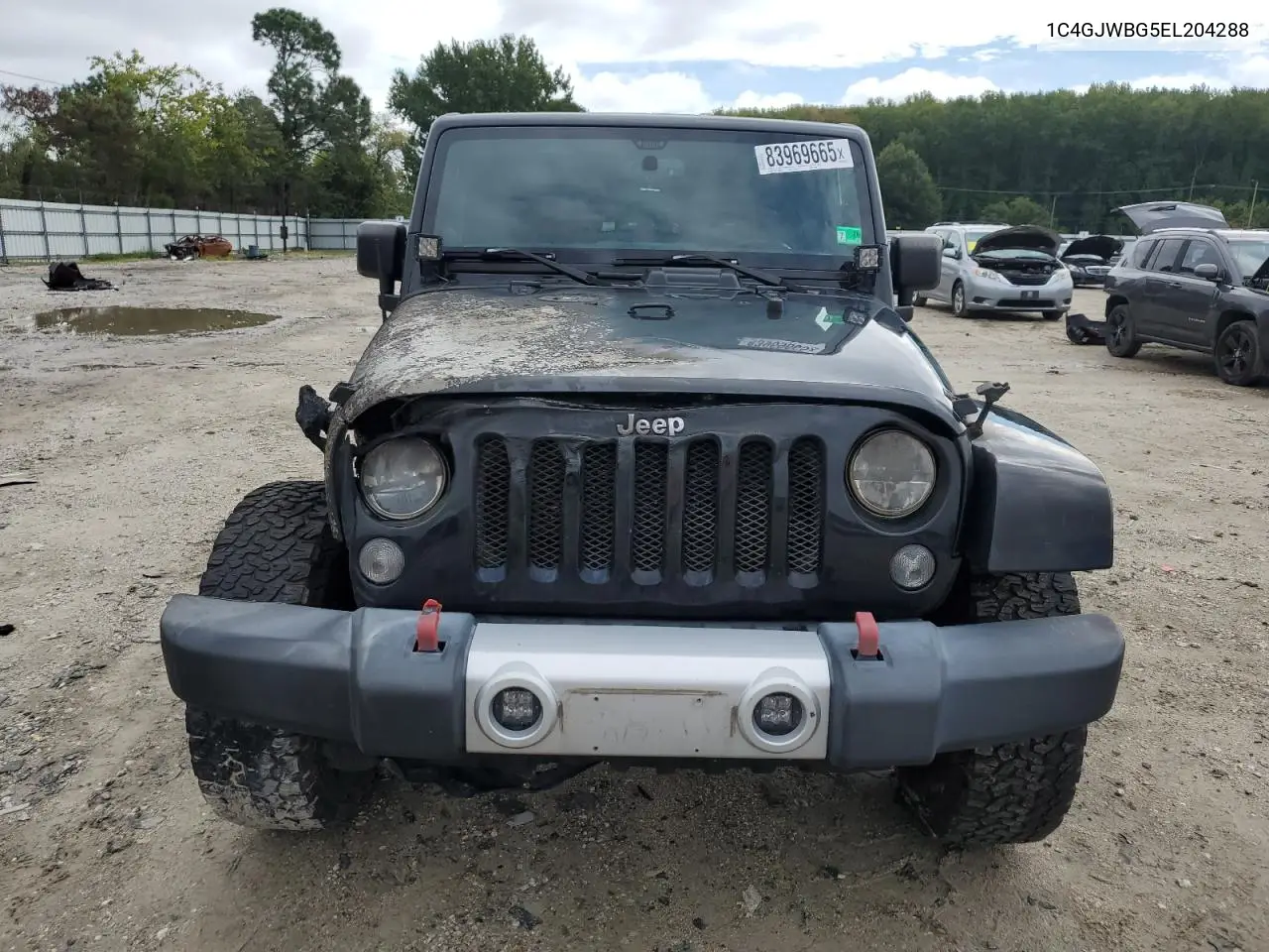 1C4GJWBG5EL204288 2014 Jeep Wrangler Sahara