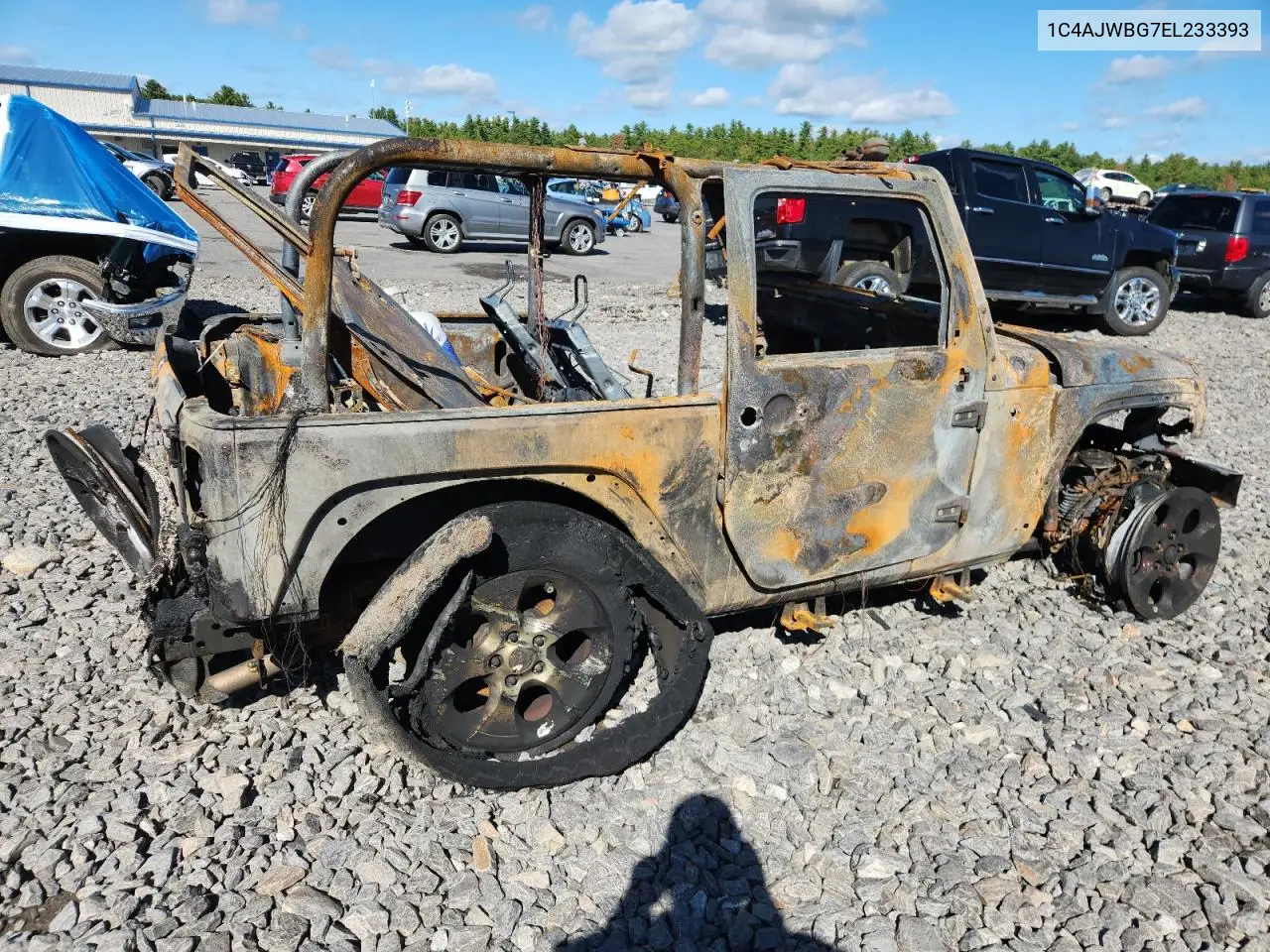 1C4AJWBG7EL233393 2014 Jeep Wrangler Sahara