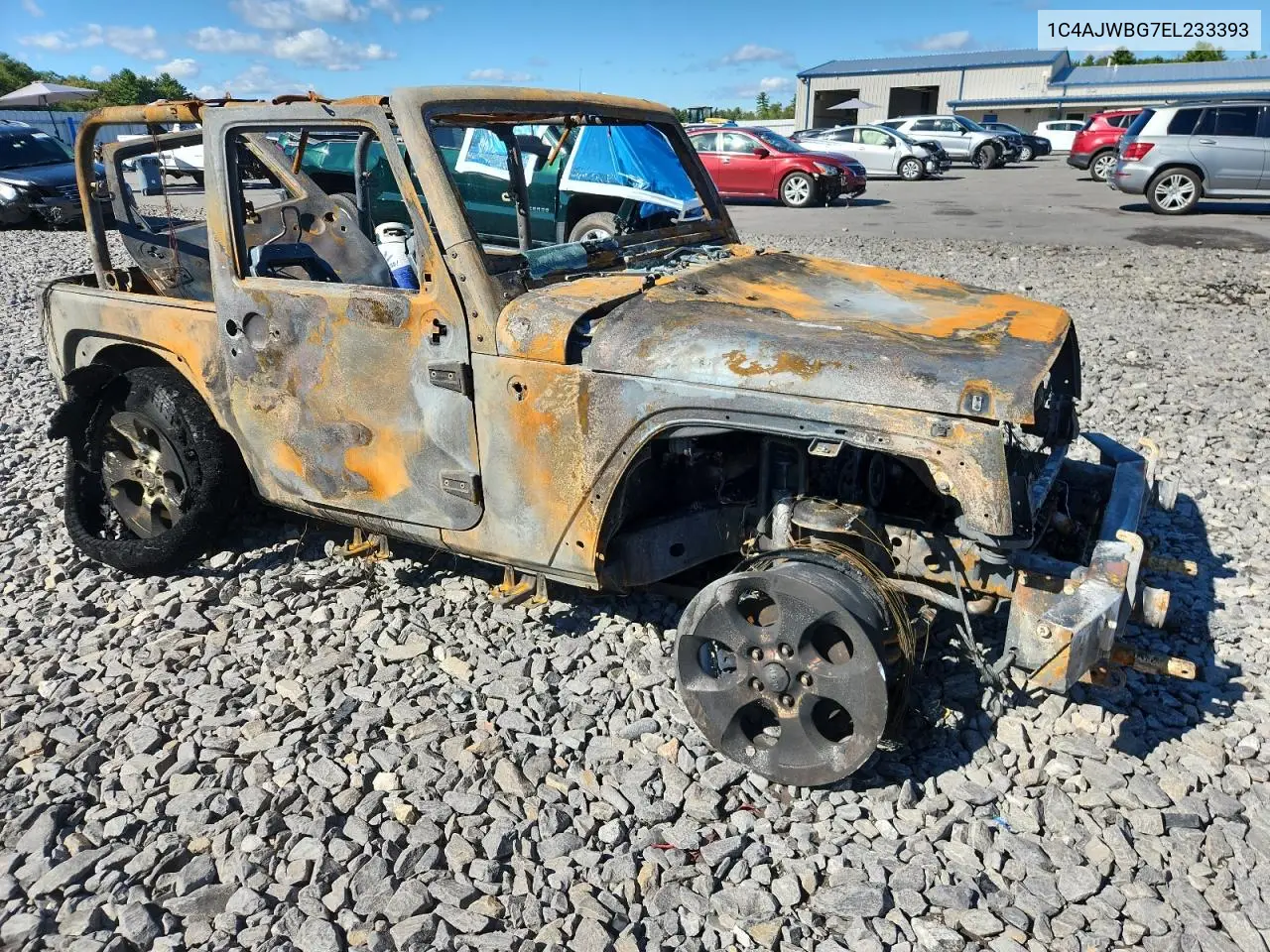 1C4AJWBG7EL233393 2014 Jeep Wrangler Sahara