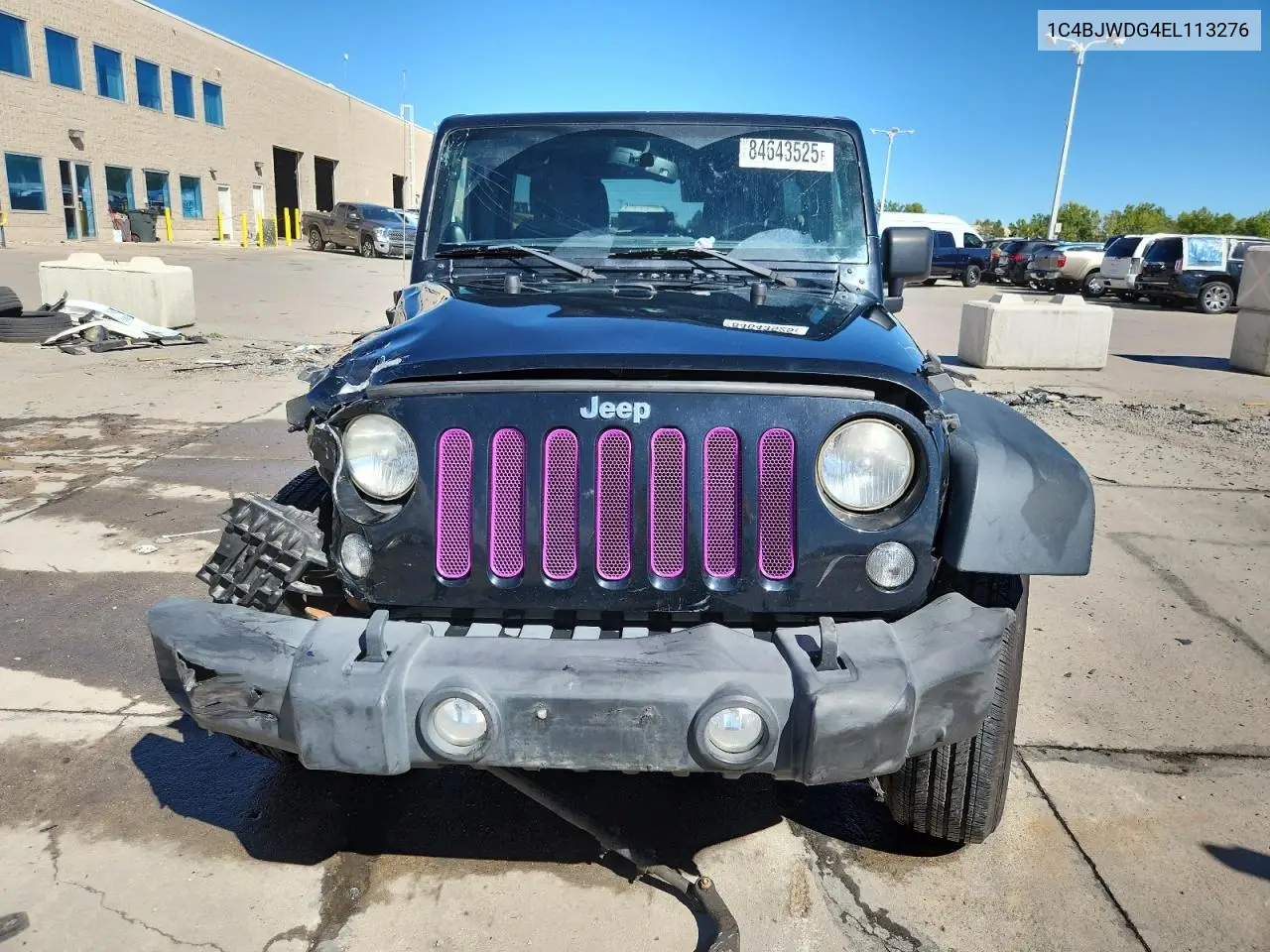 1C4BJWDG4EL113276 2014 Jeep Wrangler Unlimited Sport