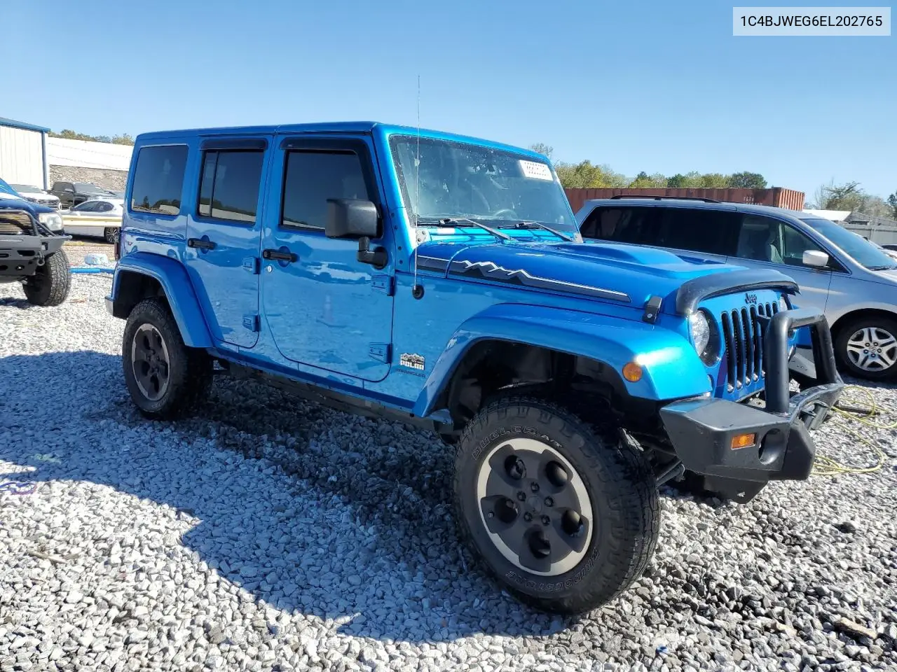 1C4BJWEG6EL202765 2014 Jeep Wrangler Unlimited Sahara