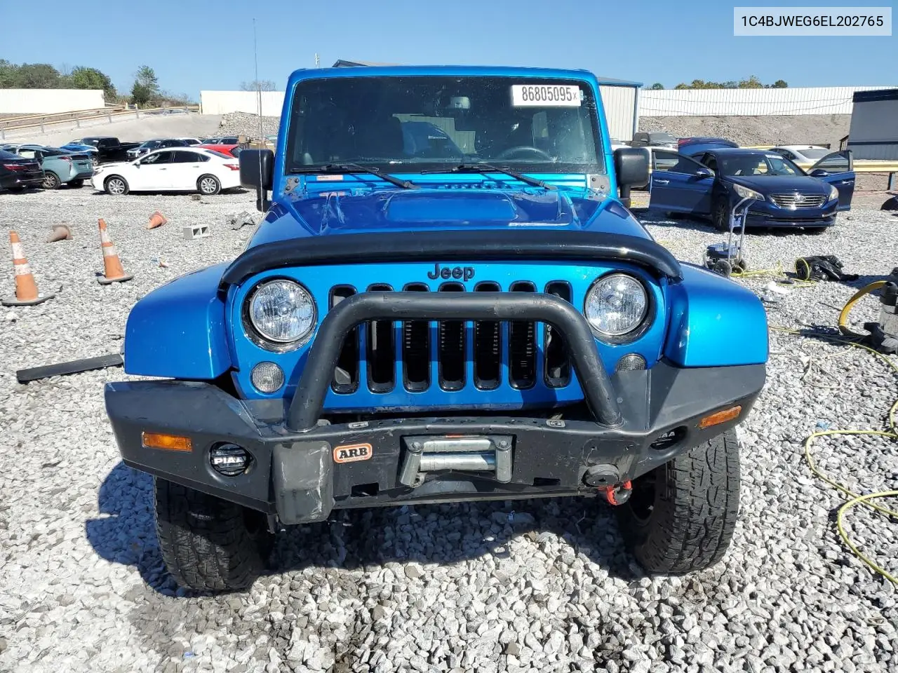 1C4BJWEG6EL202765 2014 Jeep Wrangler Unlimited Sahara