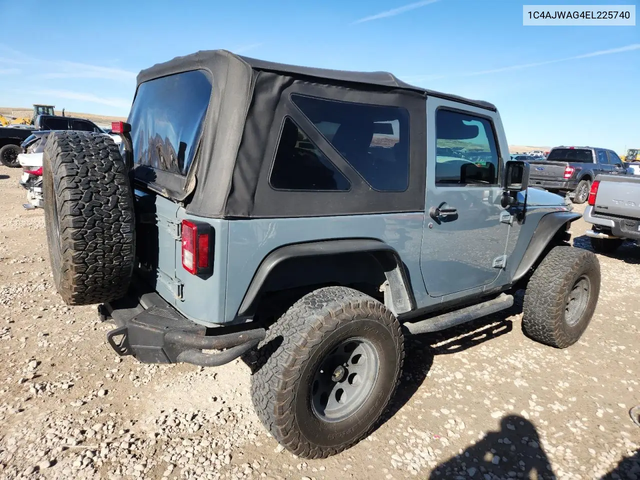 1C4AJWAG4EL225740 2014 Jeep Wrangler Sport