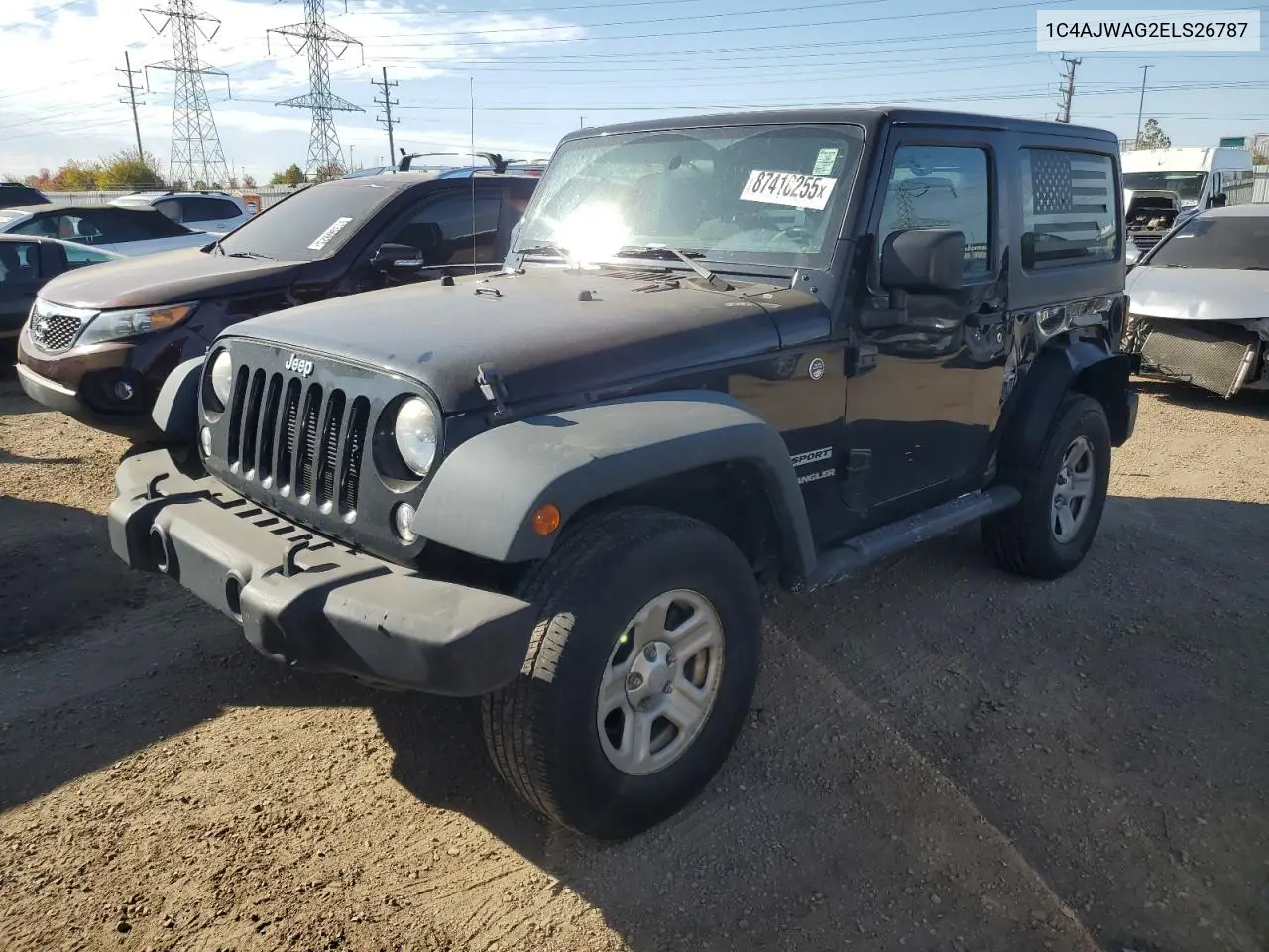 1C4AJWAG2ELS26787 2015 Jeep Wrangler Sport