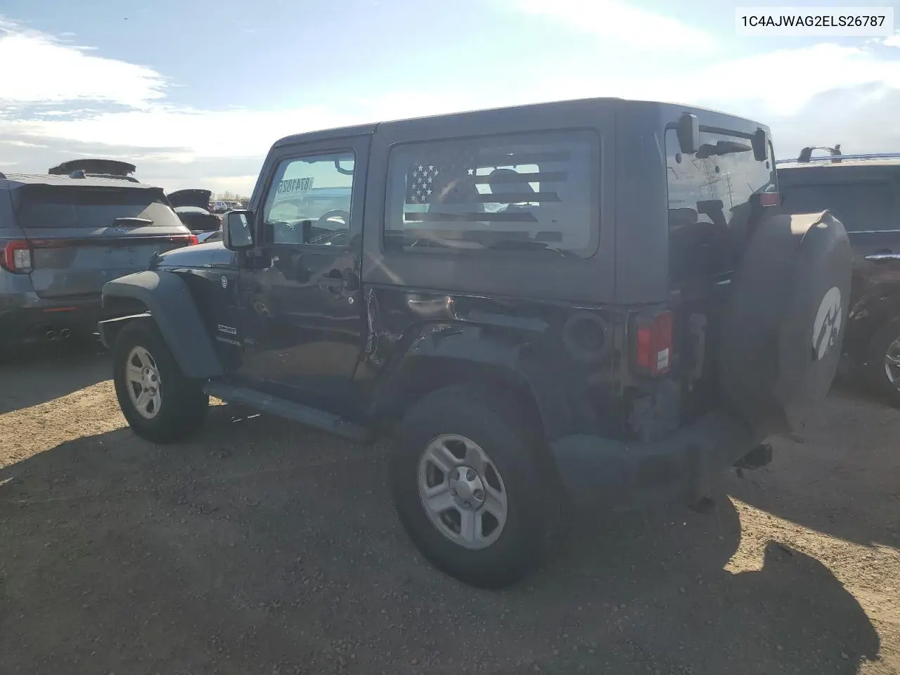 1C4AJWAG2ELS26787 2015 Jeep Wrangler Sport