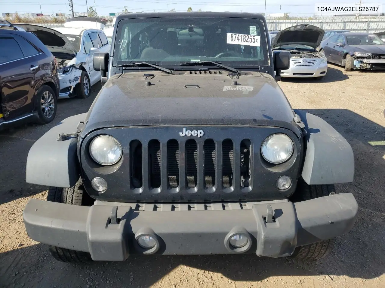 1C4AJWAG2ELS26787 2015 Jeep Wrangler Sport