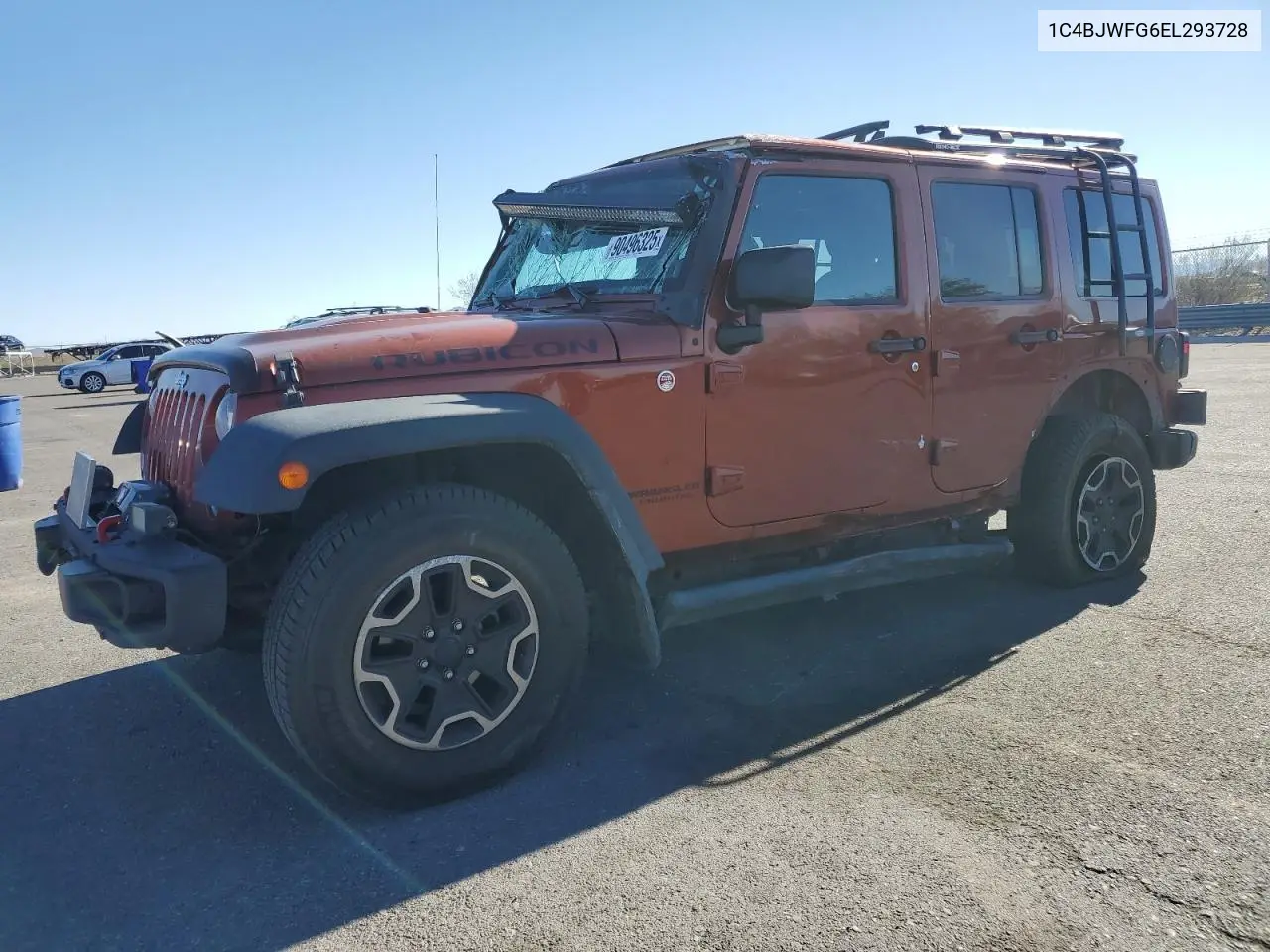 1C4BJWFG6EL293728 2014 Jeep Wrangler Unlimited Rubicon