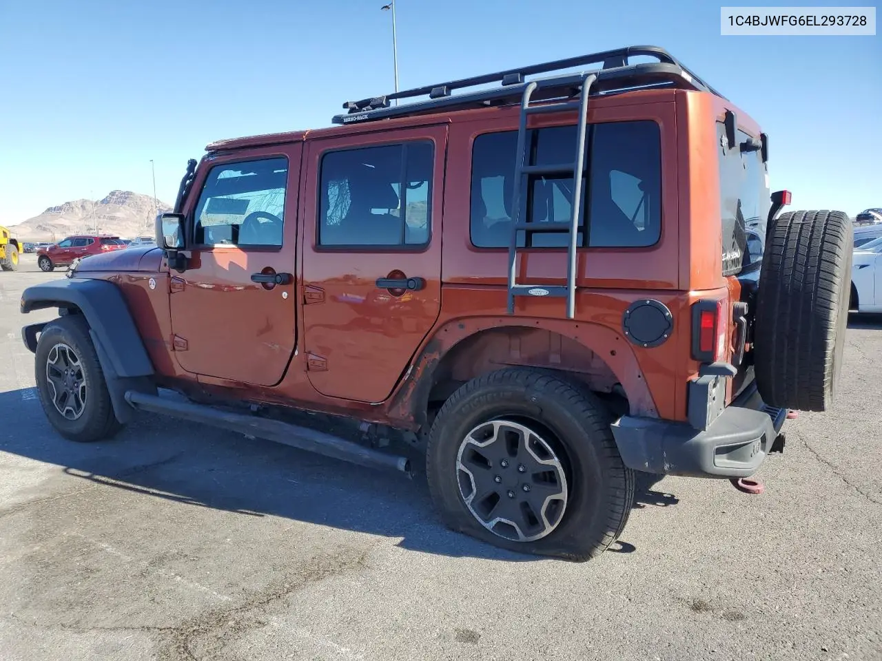 1C4BJWFG6EL293728 2014 Jeep Wrangler Unlimited Rubicon