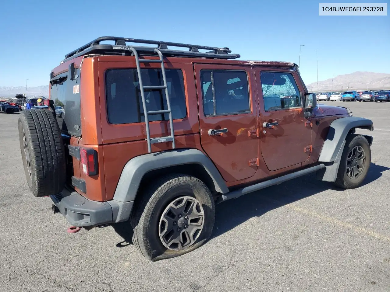 1C4BJWFG6EL293728 2014 Jeep Wrangler Unlimited Rubicon