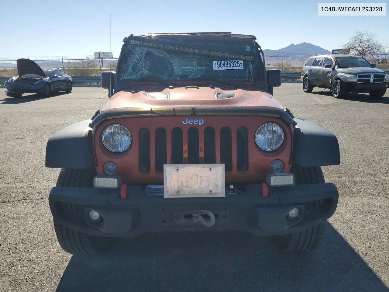 1C4BJWFG6EL293728 2014 Jeep Wrangler Unlimited Rubicon