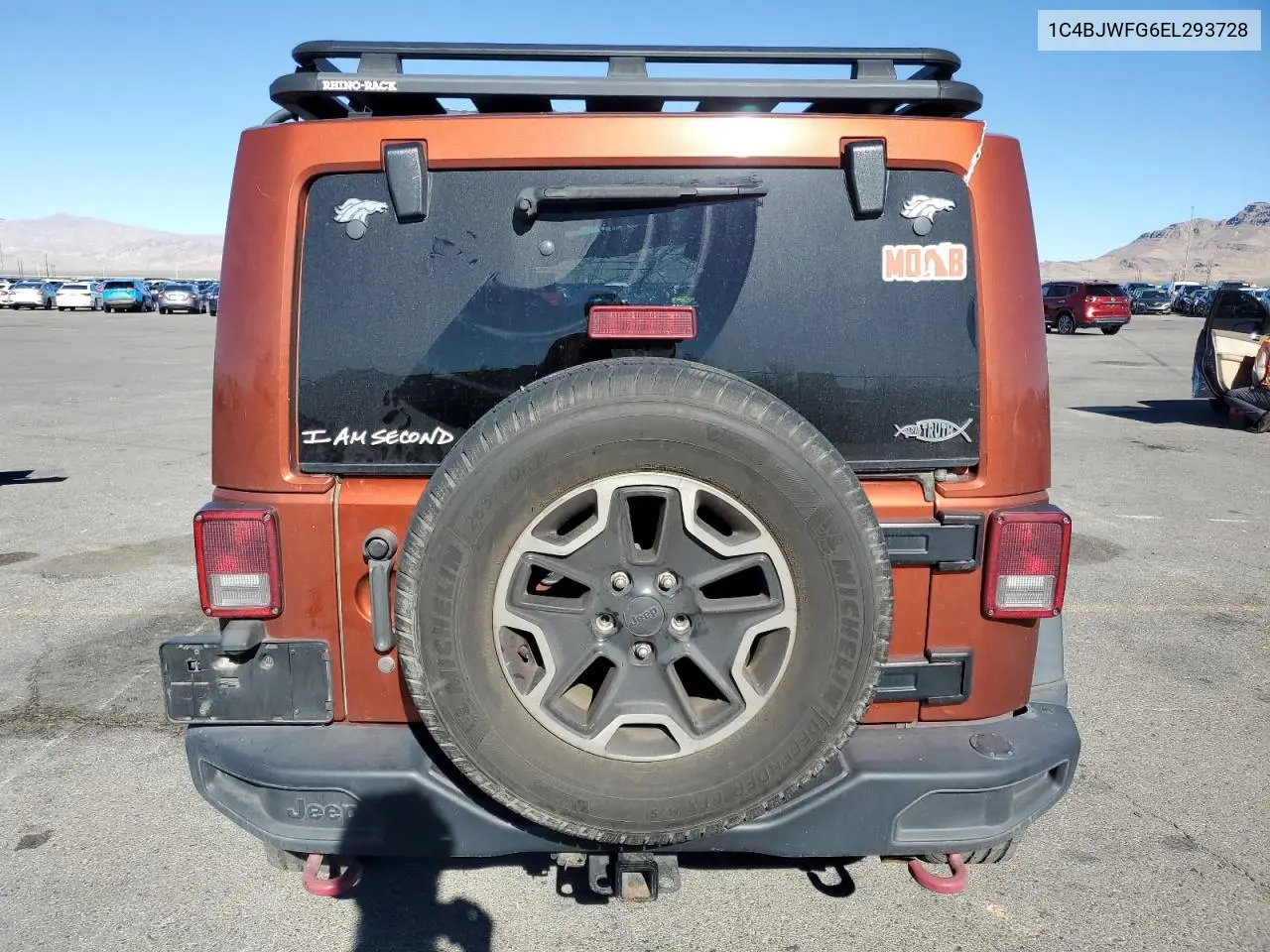 1C4BJWFG6EL293728 2014 Jeep Wrangler Unlimited Rubicon