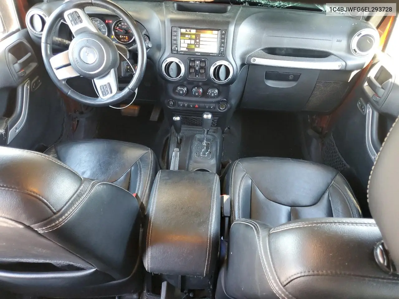 1C4BJWFG6EL293728 2014 Jeep Wrangler Unlimited Rubicon