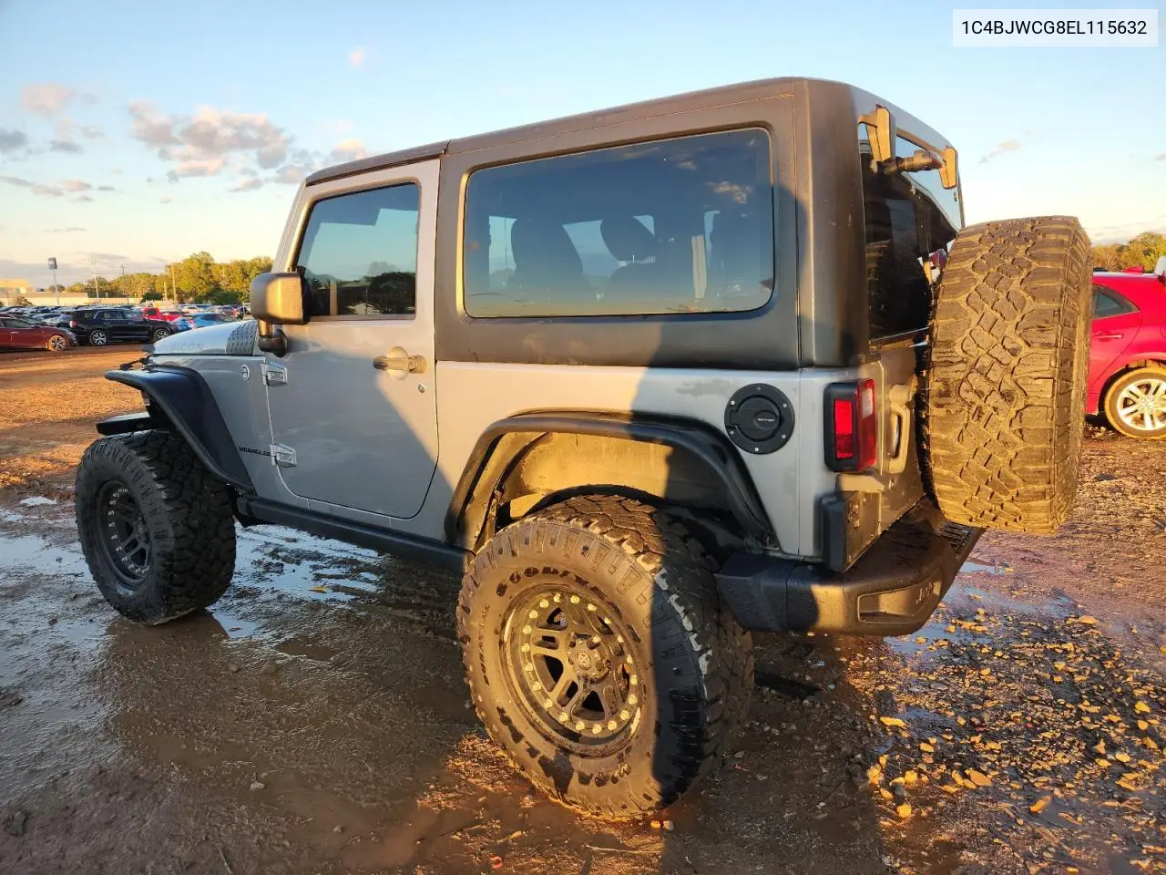 1C4BJWCG8EL115632 2014 Jeep Wrangler Rubicon