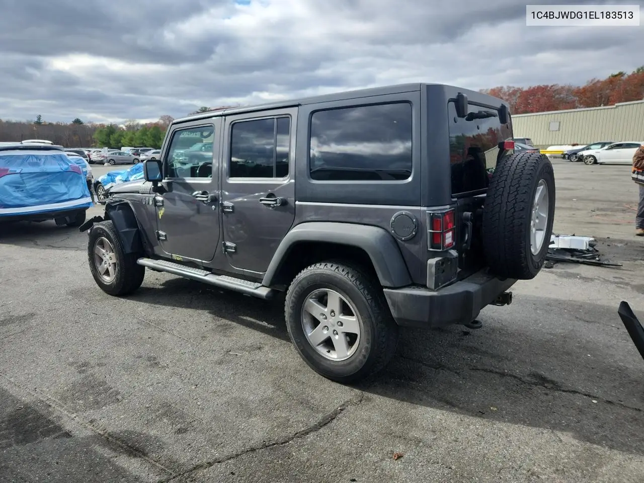 1C4BJWDG1EL183513 2014 Jeep Wrangler Unlimited Sport
