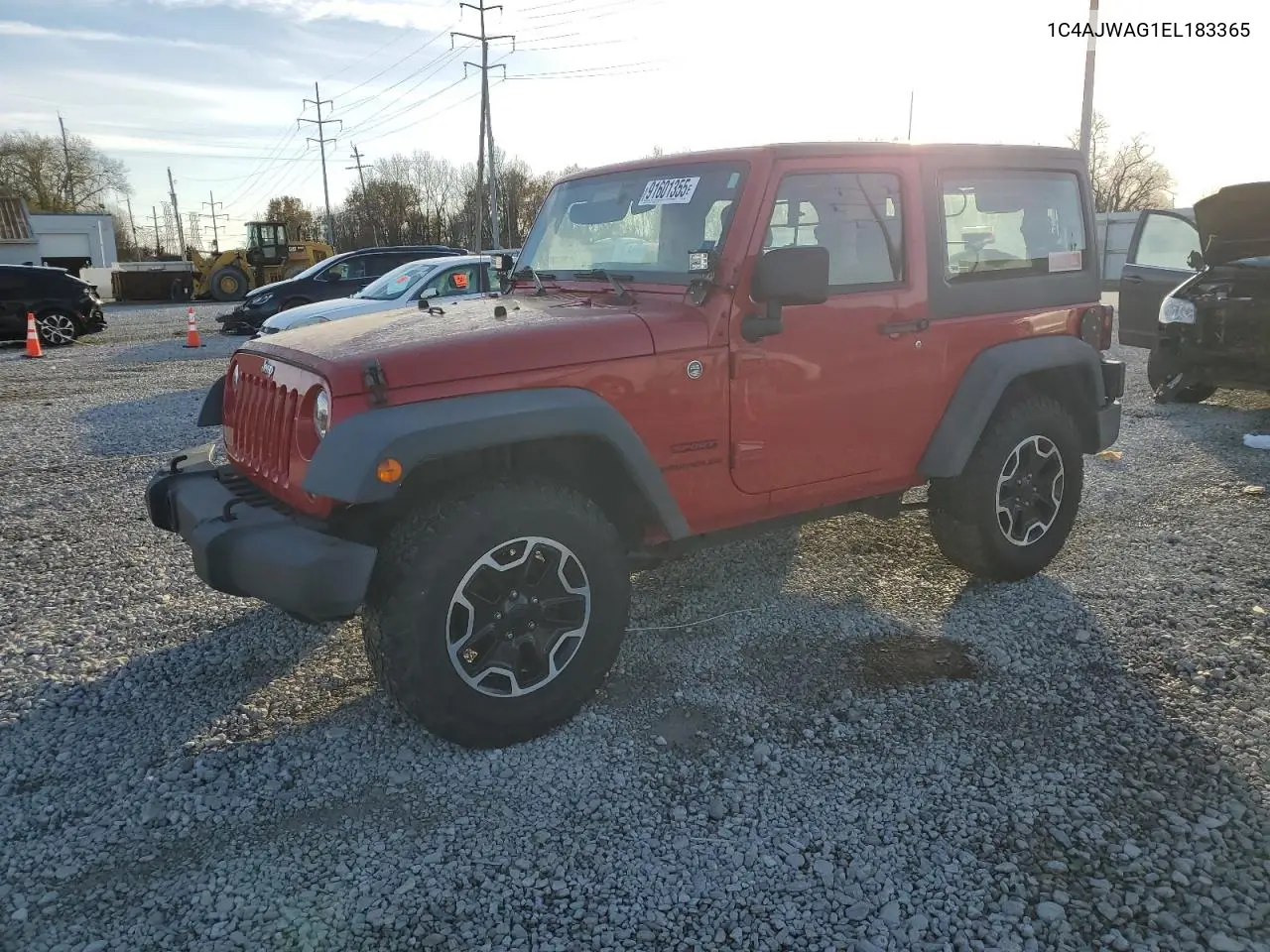 1C4AJWAG1EL183365 2014 Jeep Wrangler Sport