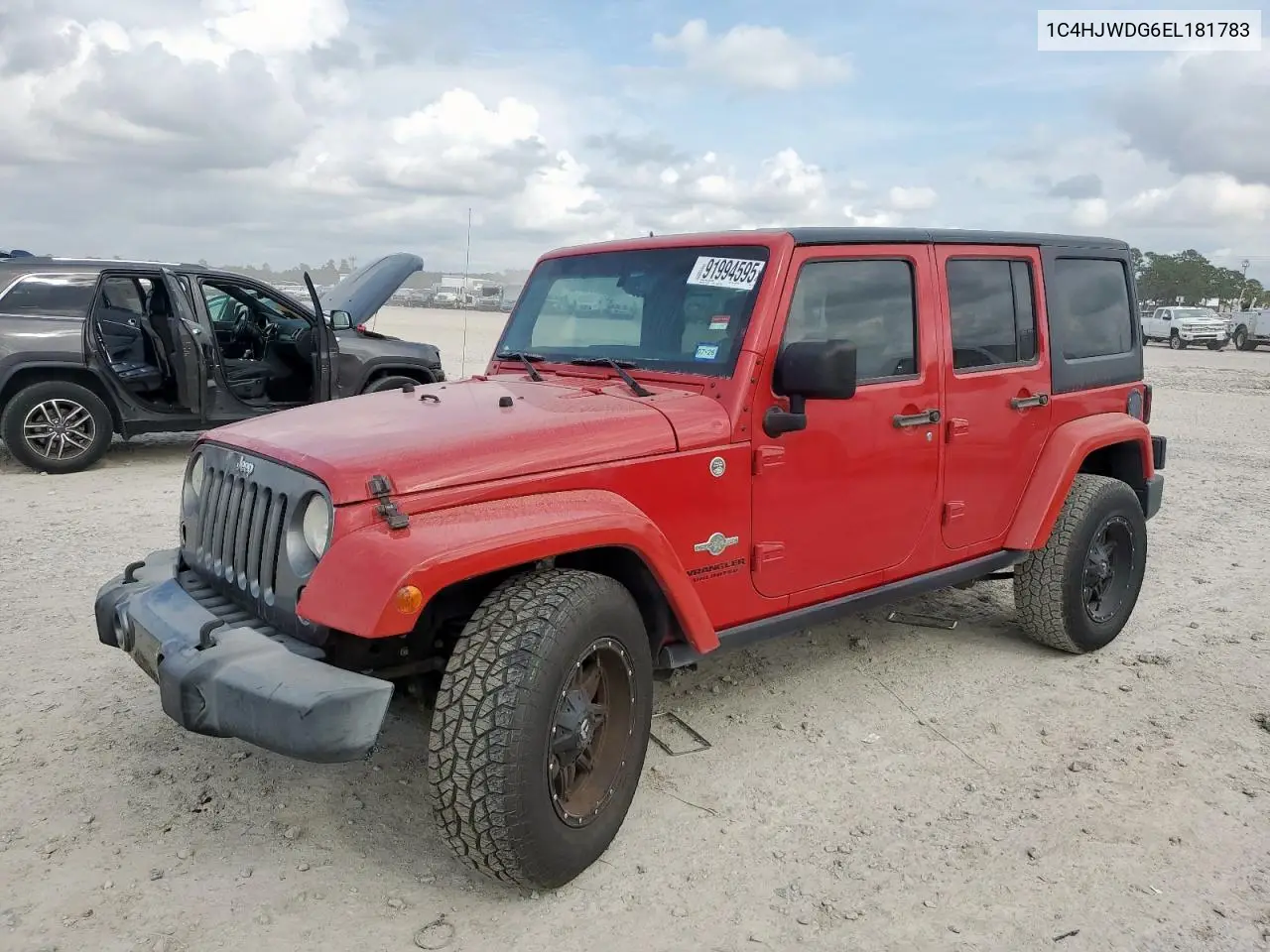 1C4HJWDG6EL181783 2014 Jeep Wrangler Unlimited Sport