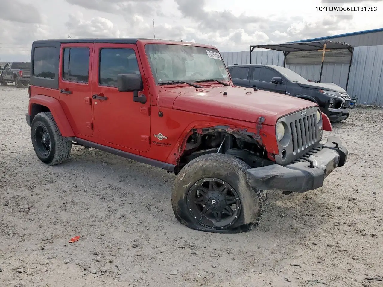 1C4HJWDG6EL181783 2014 Jeep Wrangler Unlimited Sport