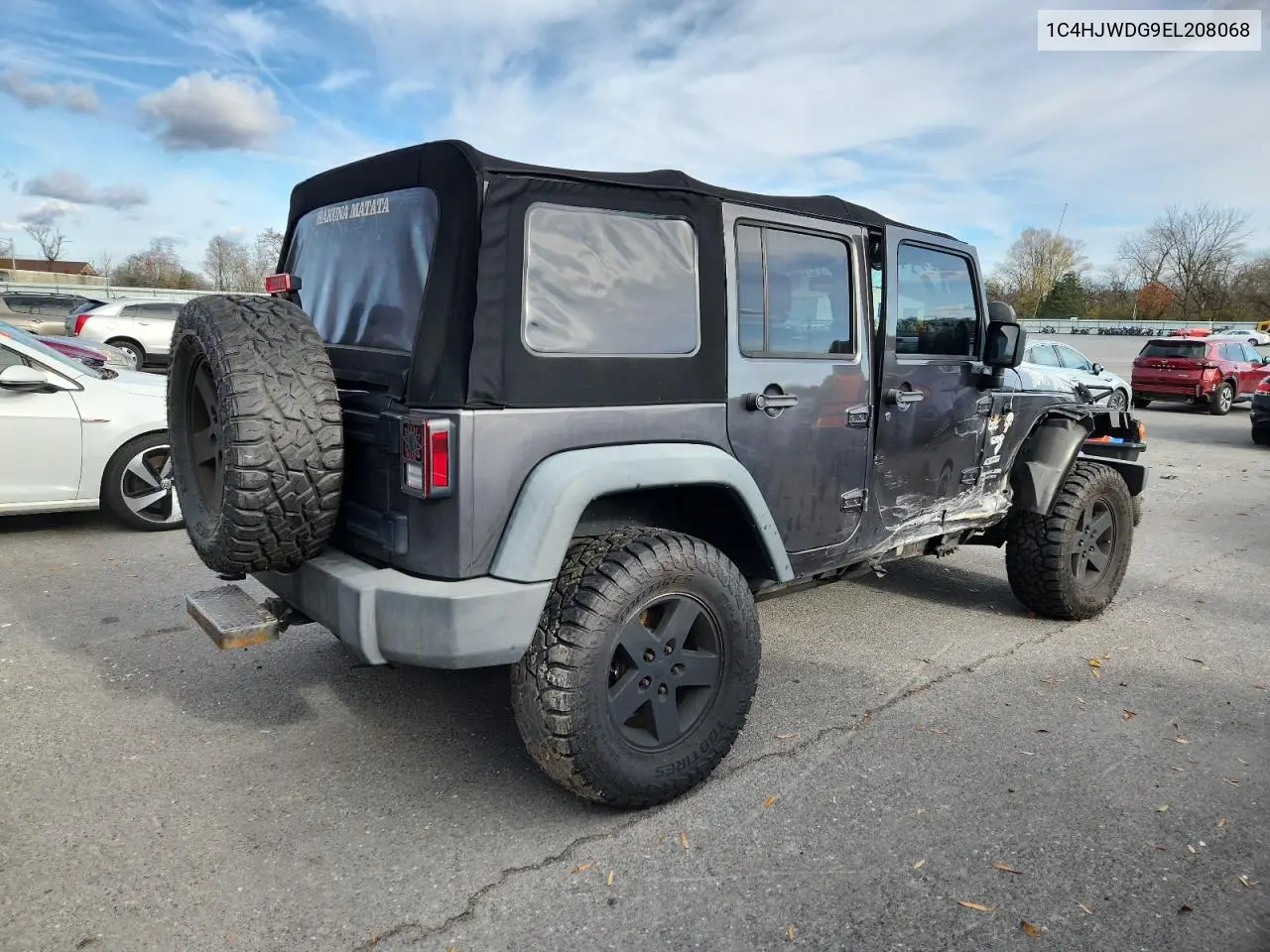 1C4HJWDG9EL208068 2014 Jeep Wrangler Unlimited Sport