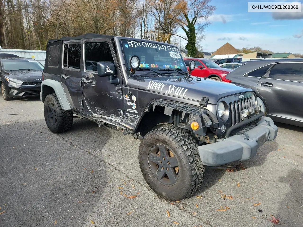 1C4HJWDG9EL208068 2014 Jeep Wrangler Unlimited Sport