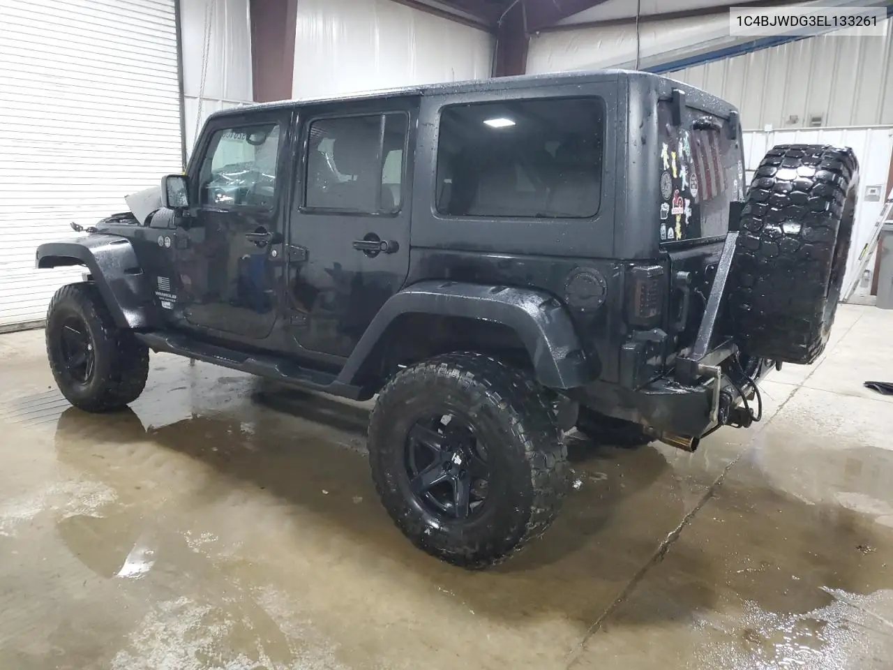 1C4BJWDG3EL133261 2014 Jeep Wrangler Unlimited Sport