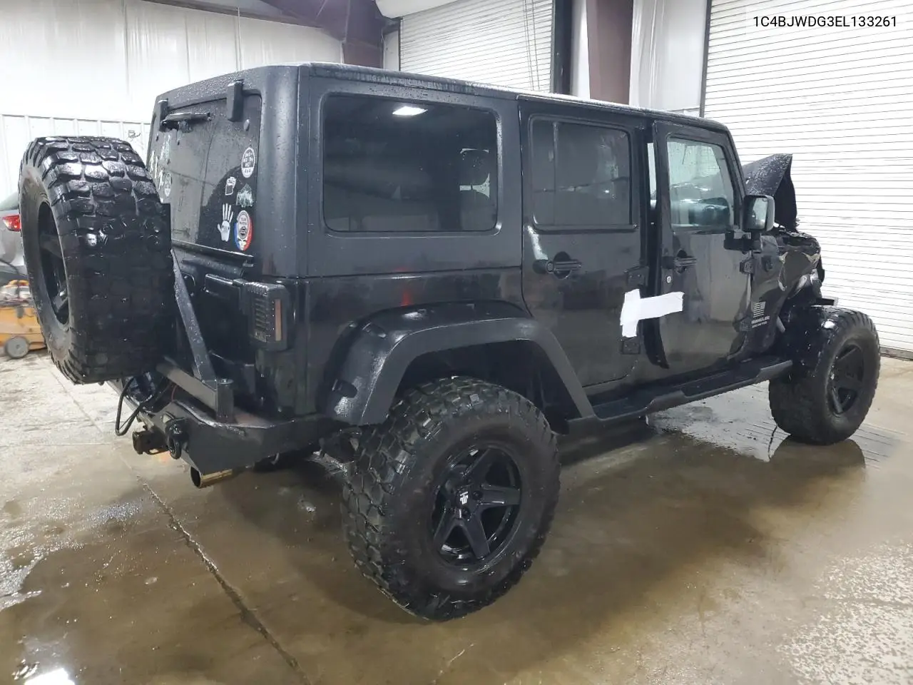 1C4BJWDG3EL133261 2014 Jeep Wrangler Unlimited Sport