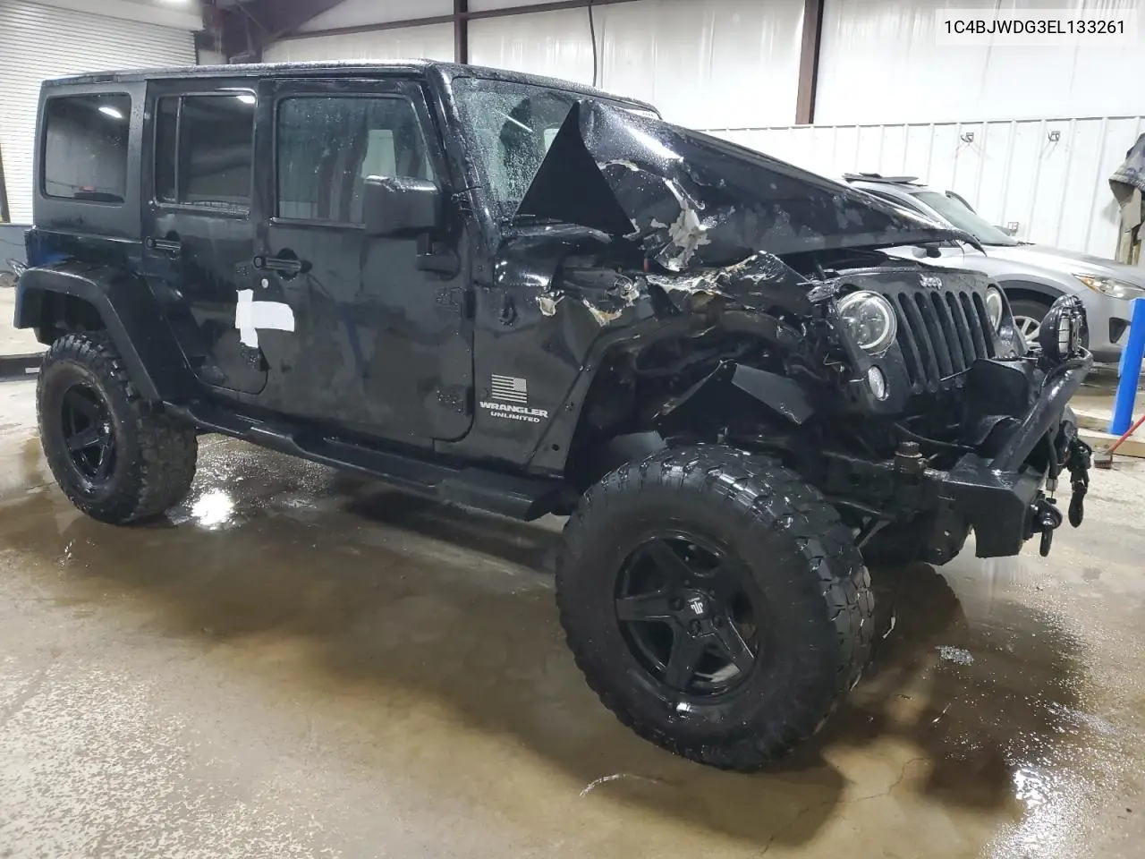 1C4BJWDG3EL133261 2014 Jeep Wrangler Unlimited Sport