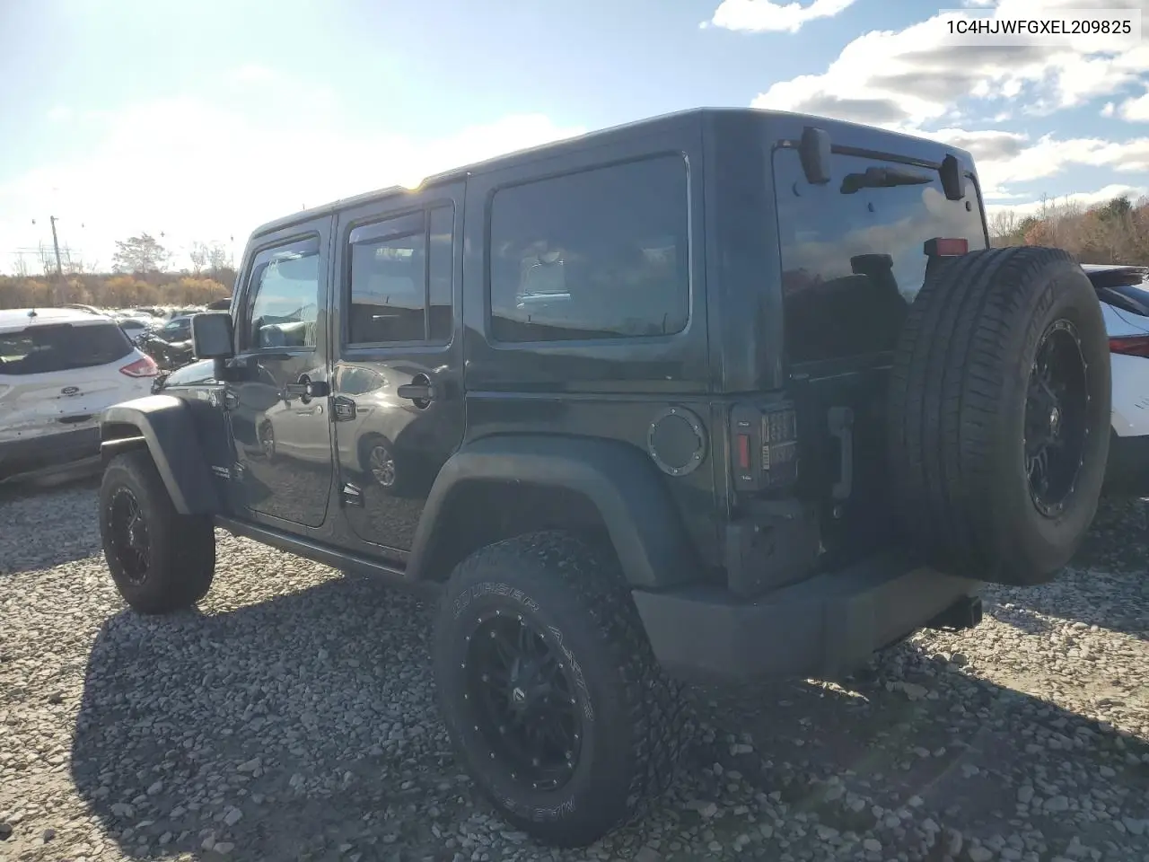 1C4HJWFGXEL209825 2014 Jeep Wrangler Unlimited Rubicon
