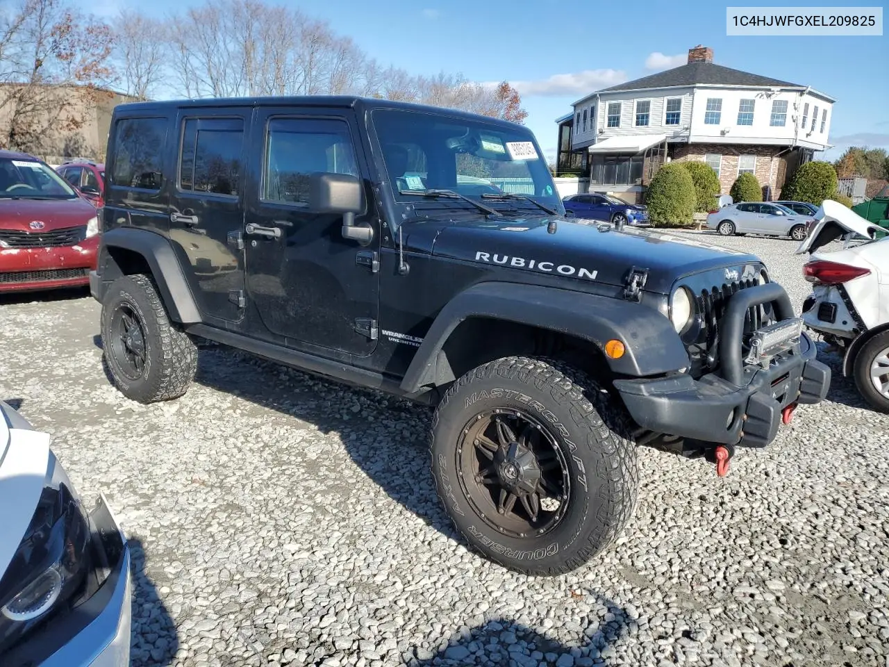 1C4HJWFGXEL209825 2014 Jeep Wrangler Unlimited Rubicon