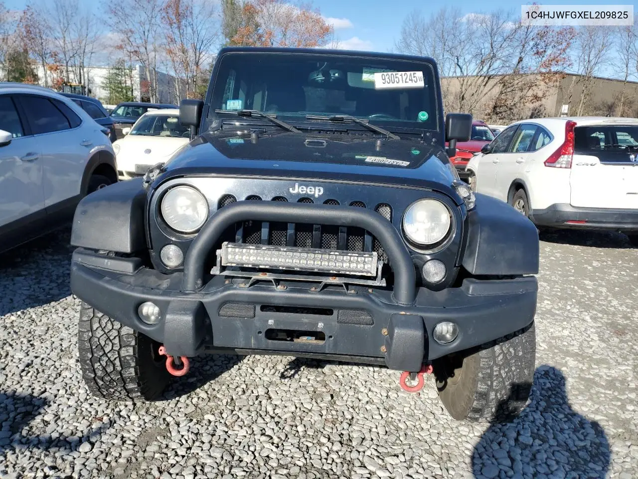 1C4HJWFGXEL209825 2014 Jeep Wrangler Unlimited Rubicon