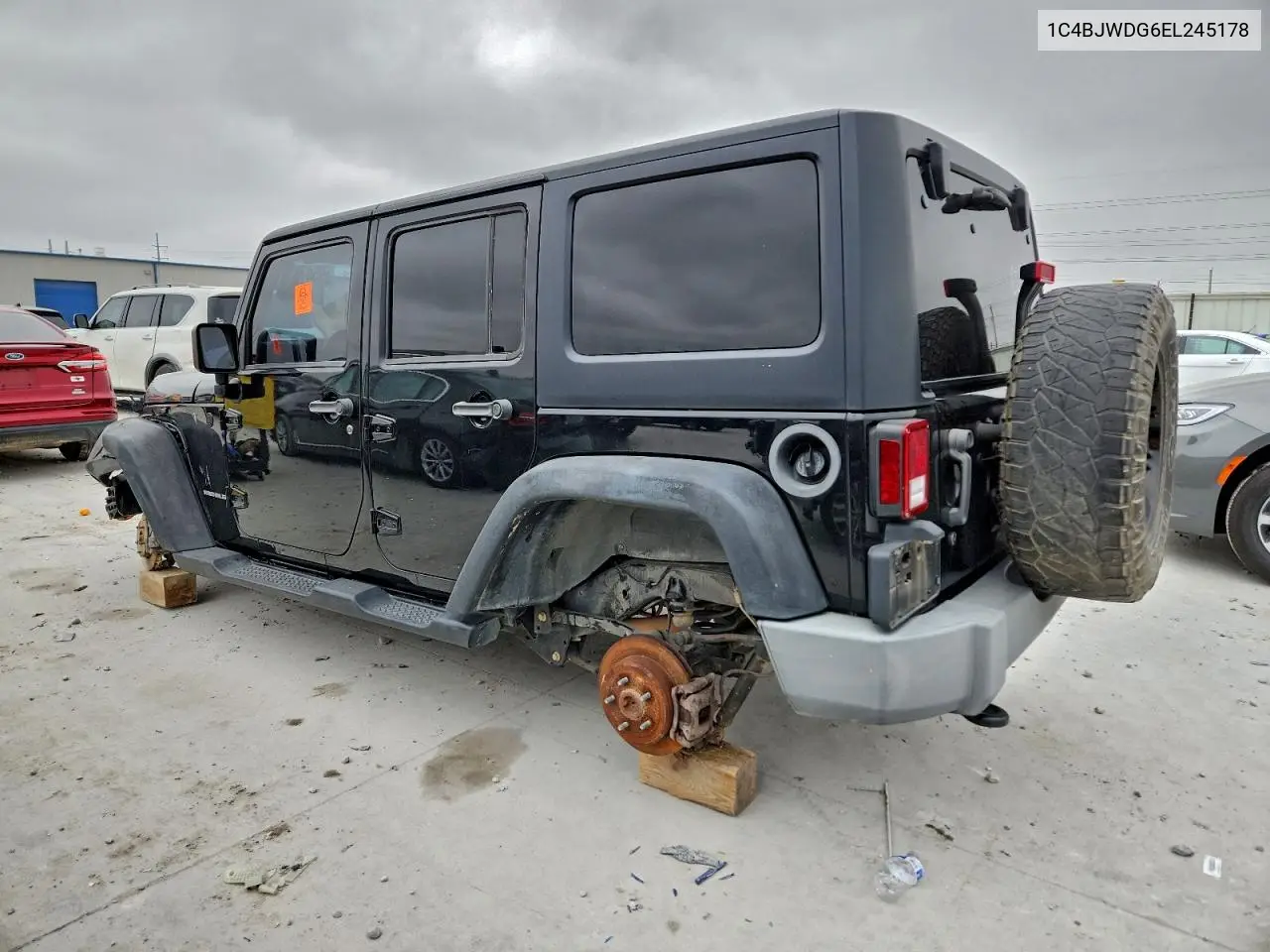 1C4BJWDG6EL245178 2014 Jeep Wrangler Unlimited Sport