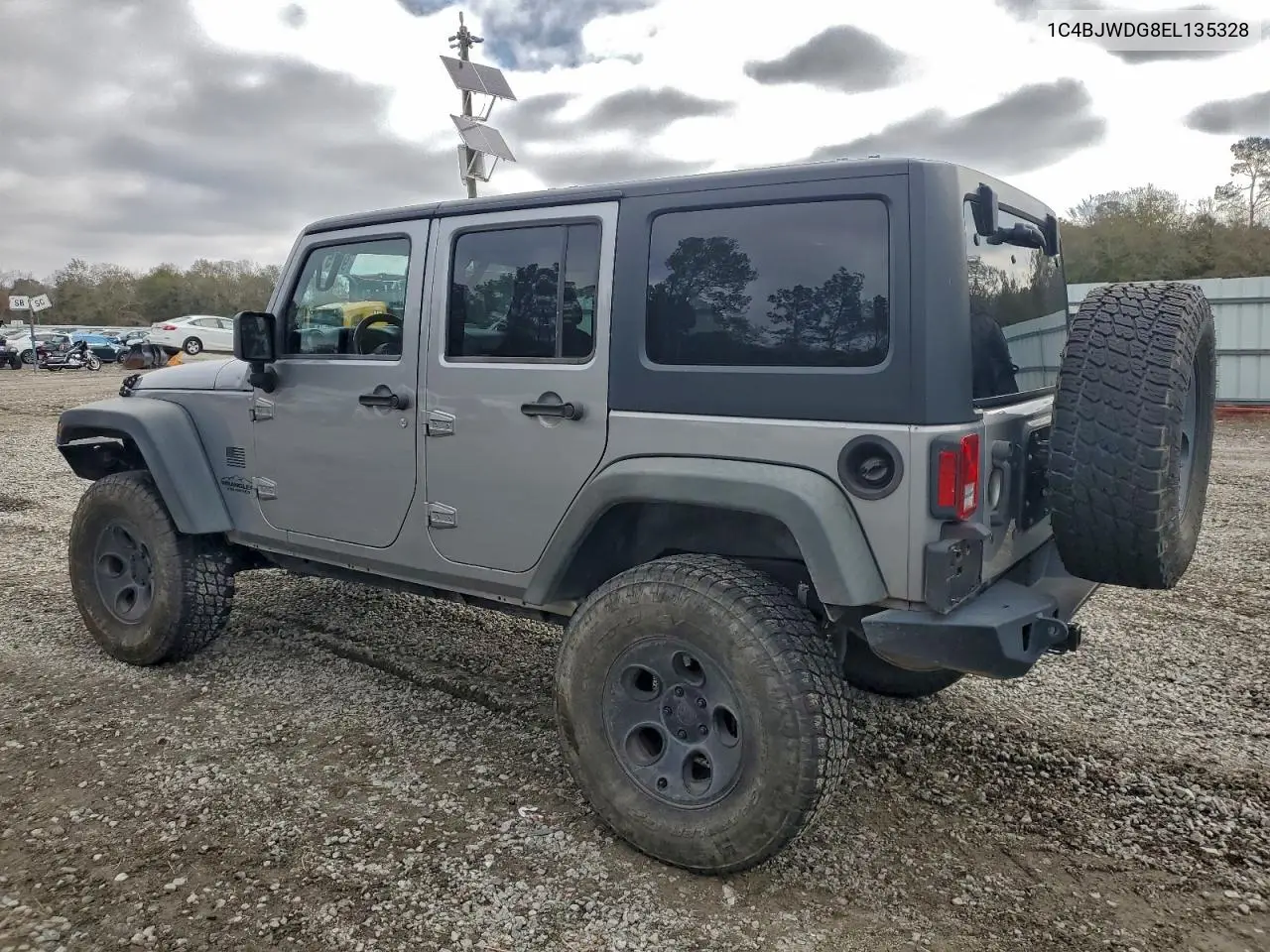 1C4BJWDG8EL135328 2014 Jeep Wrangler Unlimited Sport