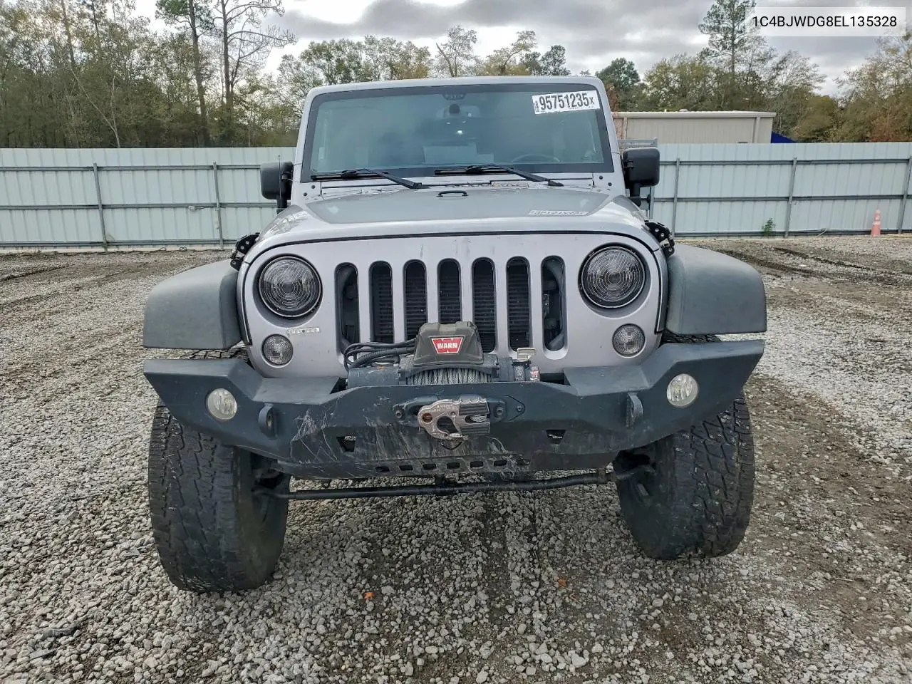 1C4BJWDG8EL135328 2014 Jeep Wrangler Unlimited Sport