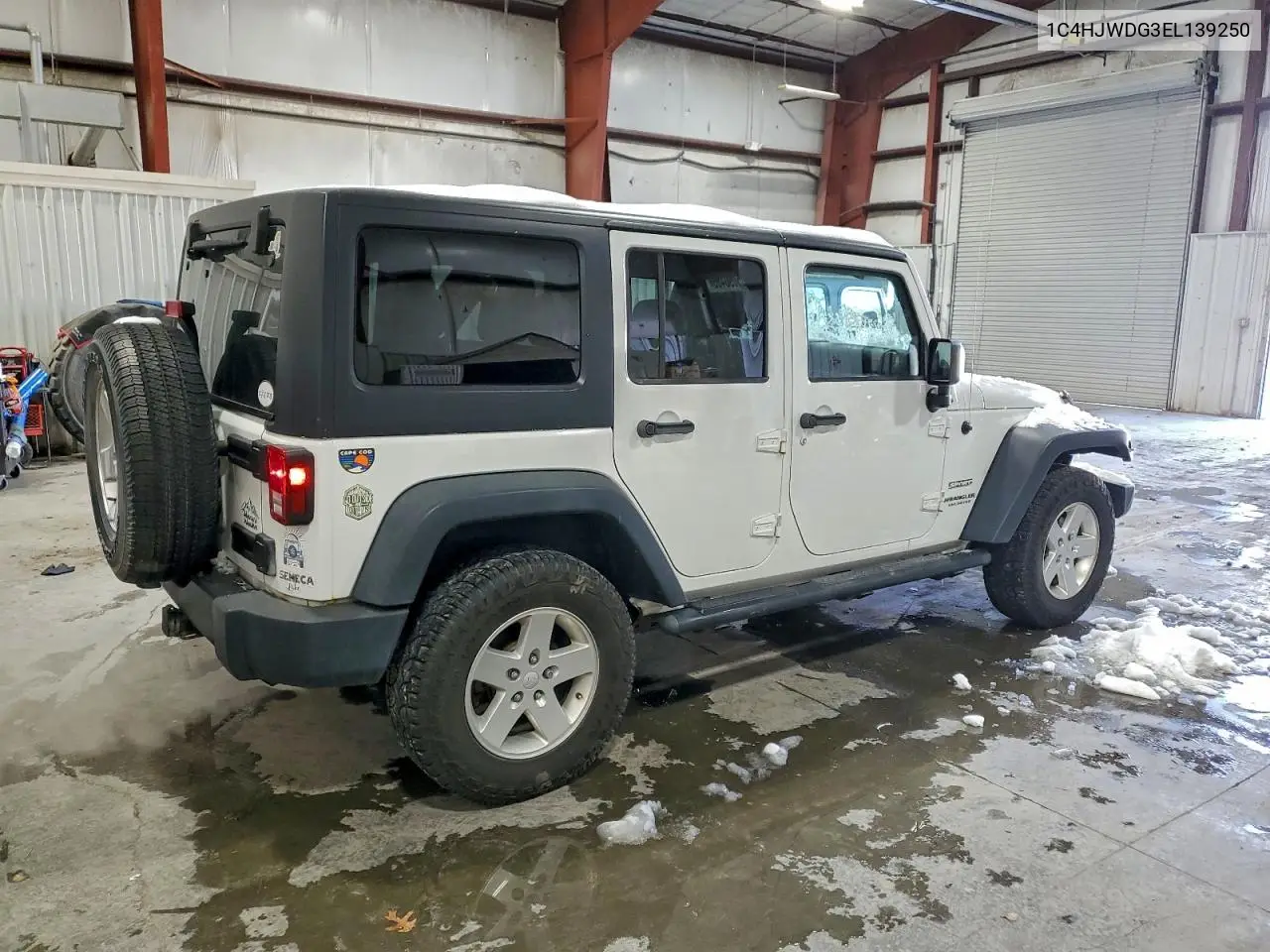 1C4HJWDG3EL139250 2014 Jeep Wrangler Unlimited Sport