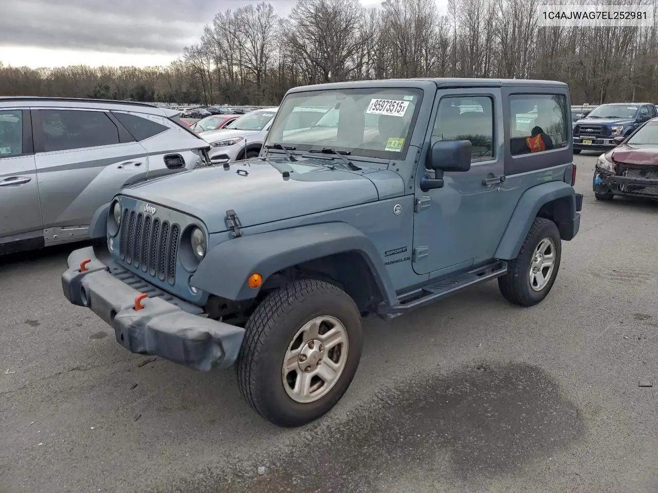 1C4AJWAG7EL252981 2014 Jeep Wrangler Sport