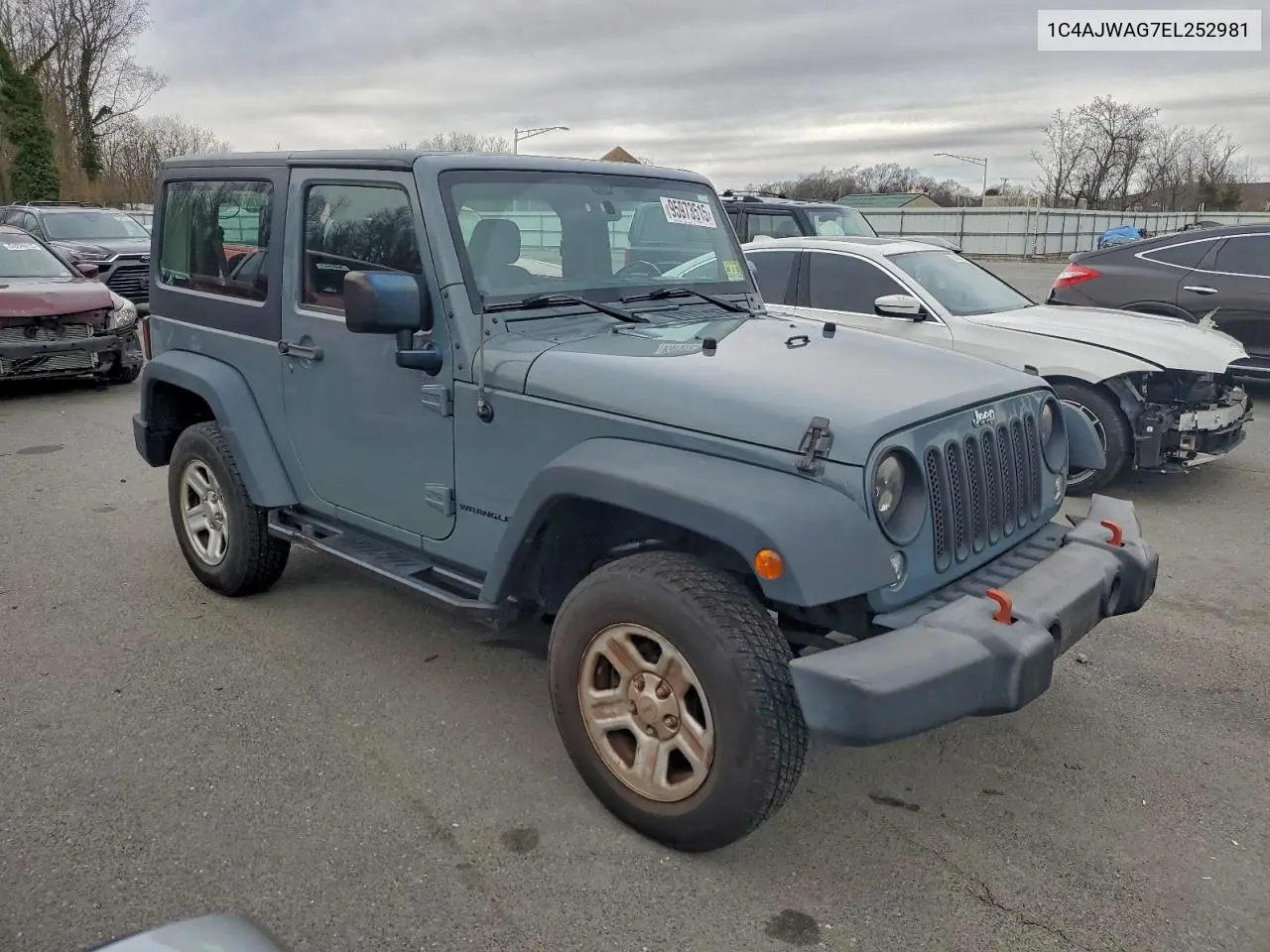 1C4AJWAG7EL252981 2014 Jeep Wrangler Sport