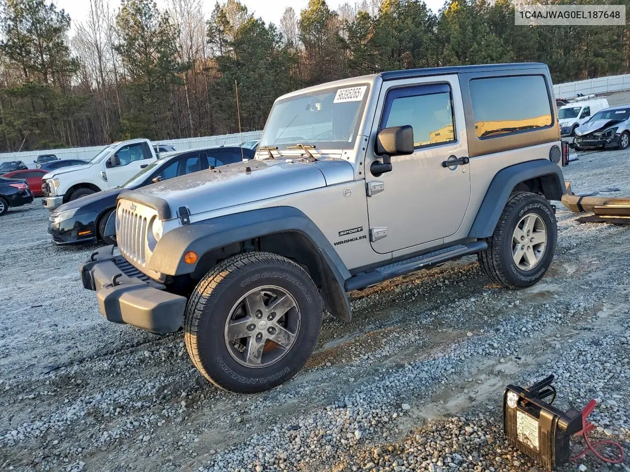 1C4AJWAG0EL187648 2014 Jeep Wrangler Sport
