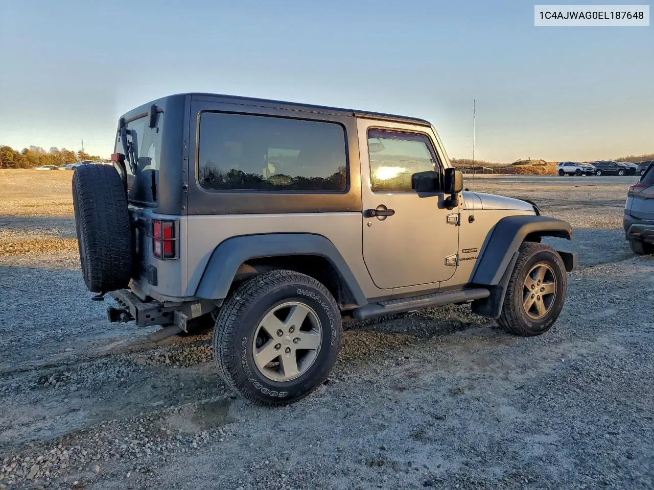 1C4AJWAG0EL187648 2014 Jeep Wrangler Sport