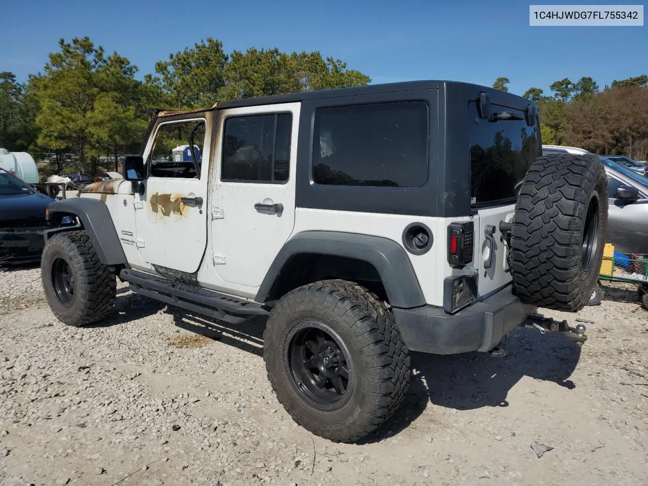 2015 Jeep Wrangler Unlimited Sport VIN: 1C4HJWDG7FL755342 Lot: 40900834