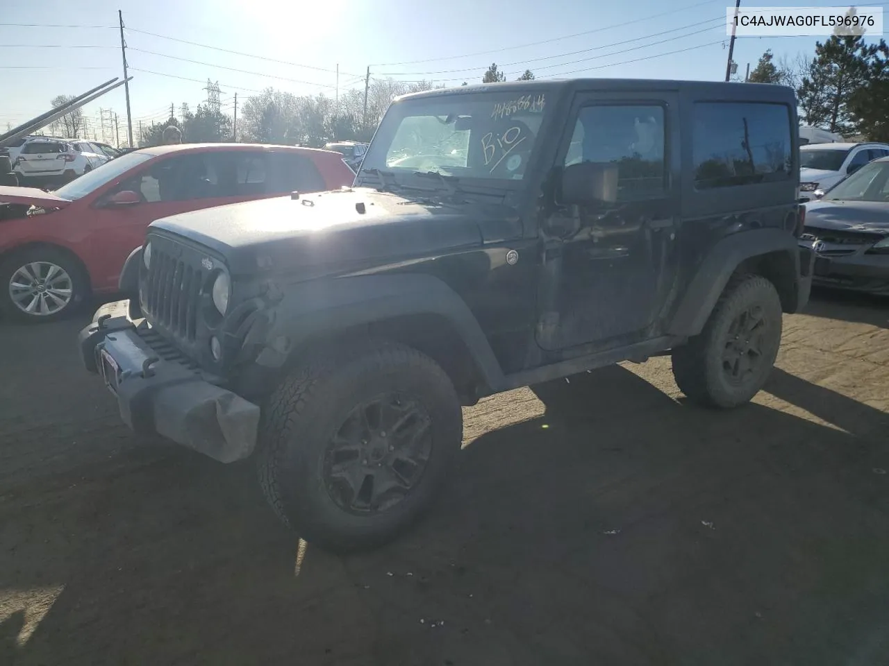 1C4AJWAG0FL596976 2015 Jeep Wrangler Sport