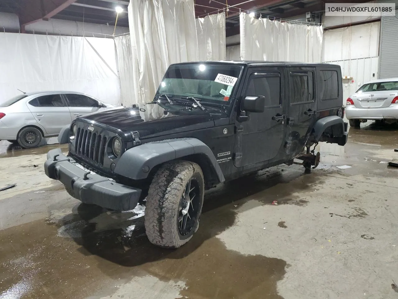 2015 Jeep Wrangler Unlimited Sport VIN: 1C4HJWDGXFL601885 Lot: 47068294