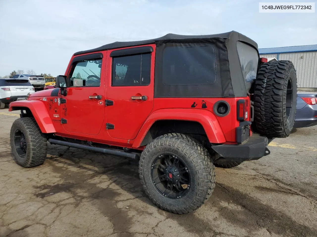 1C4BJWEG9FL772342 2015 Jeep Wrangler Unlimited Sahara