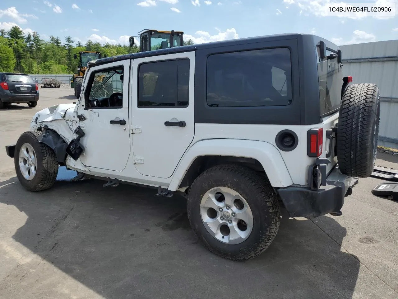 2015 Jeep Wrangler Unlimited Sahara VIN: 1C4BJWEG4FL620906 Lot: 55594674