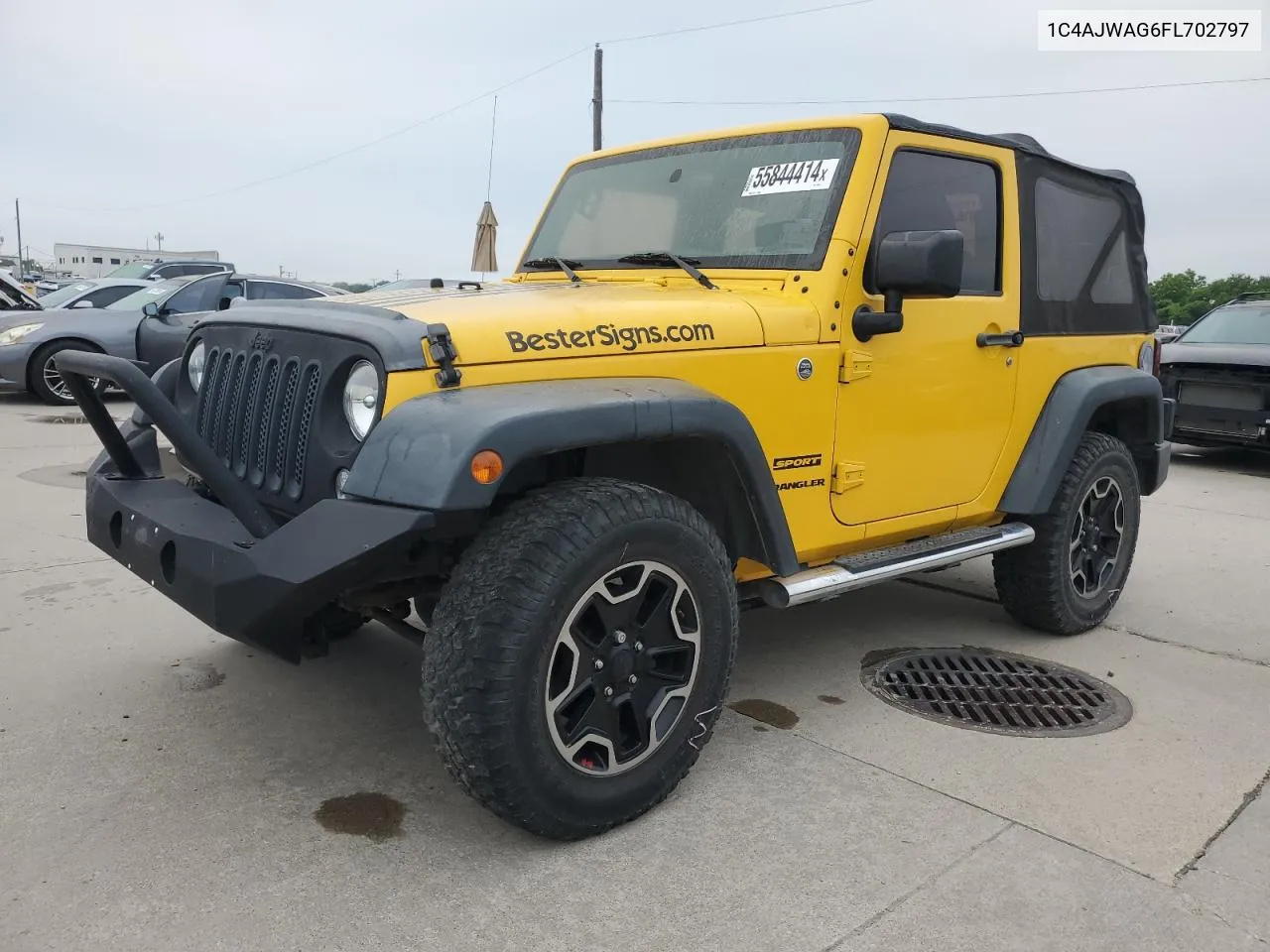 1C4AJWAG6FL702797 2015 Jeep Wrangler Sport