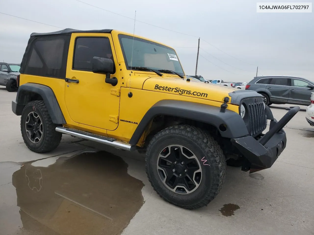 2015 Jeep Wrangler Sport VIN: 1C4AJWAG6FL702797 Lot: 55844414