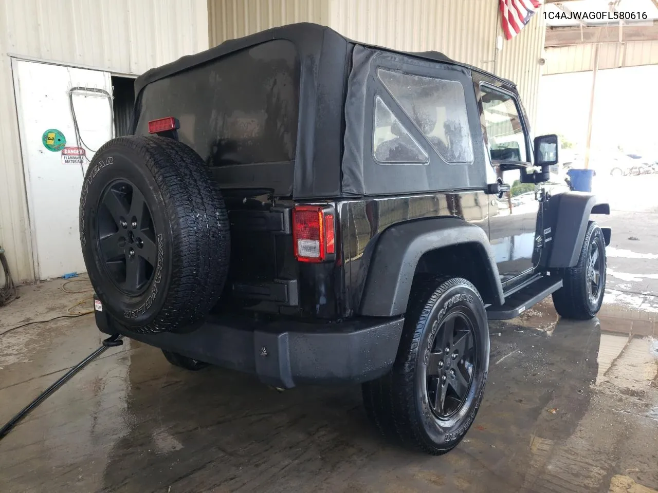 1C4AJWAG0FL580616 2015 Jeep Wrangler Sport