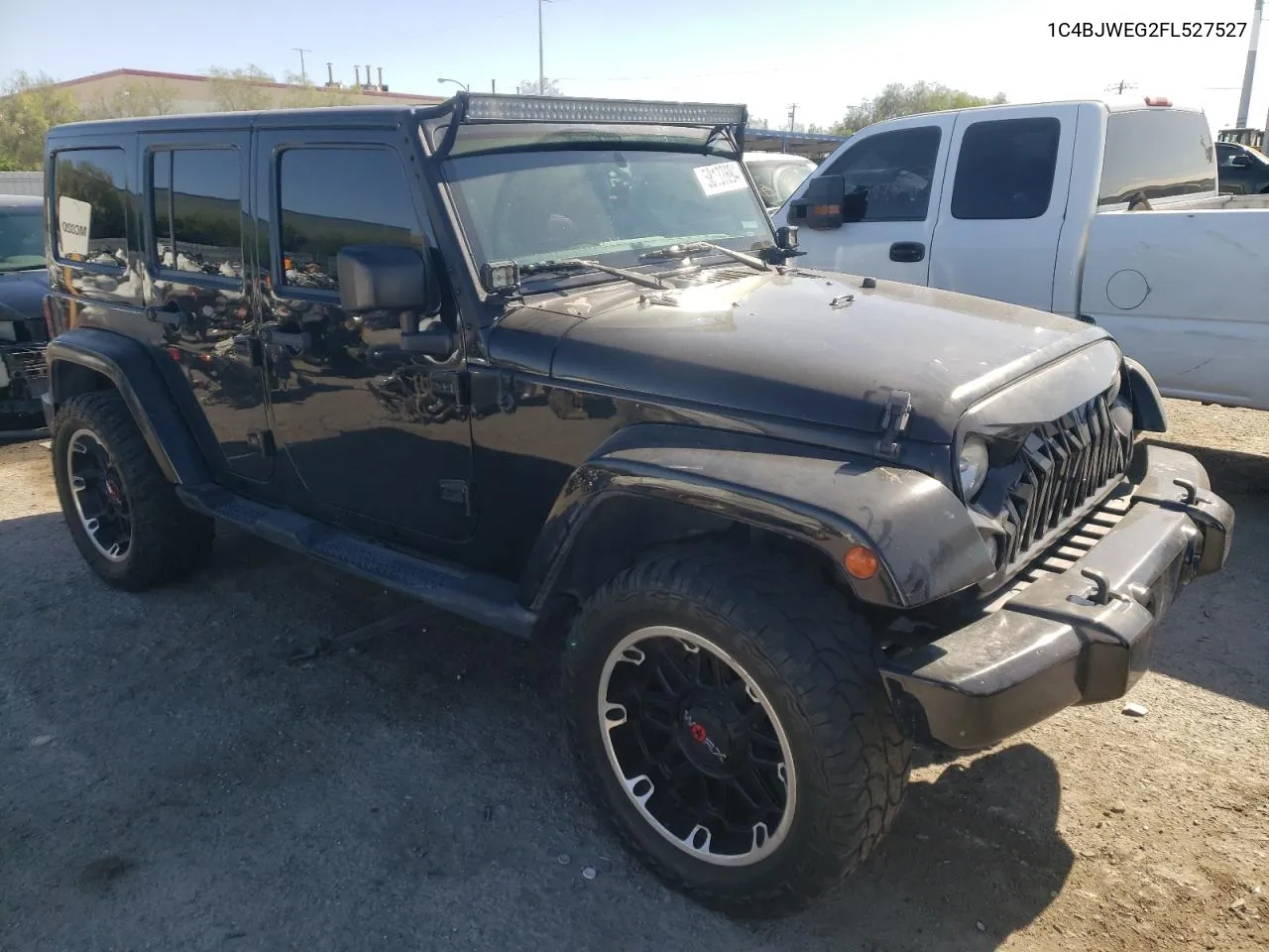 2015 Jeep Wrangler Unlimited Sahara VIN: 1C4BJWEG2FL527527 Lot: 58137694